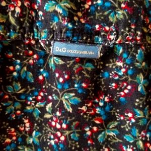 Dolce & Gabbana flower print long sleeve button down shirt